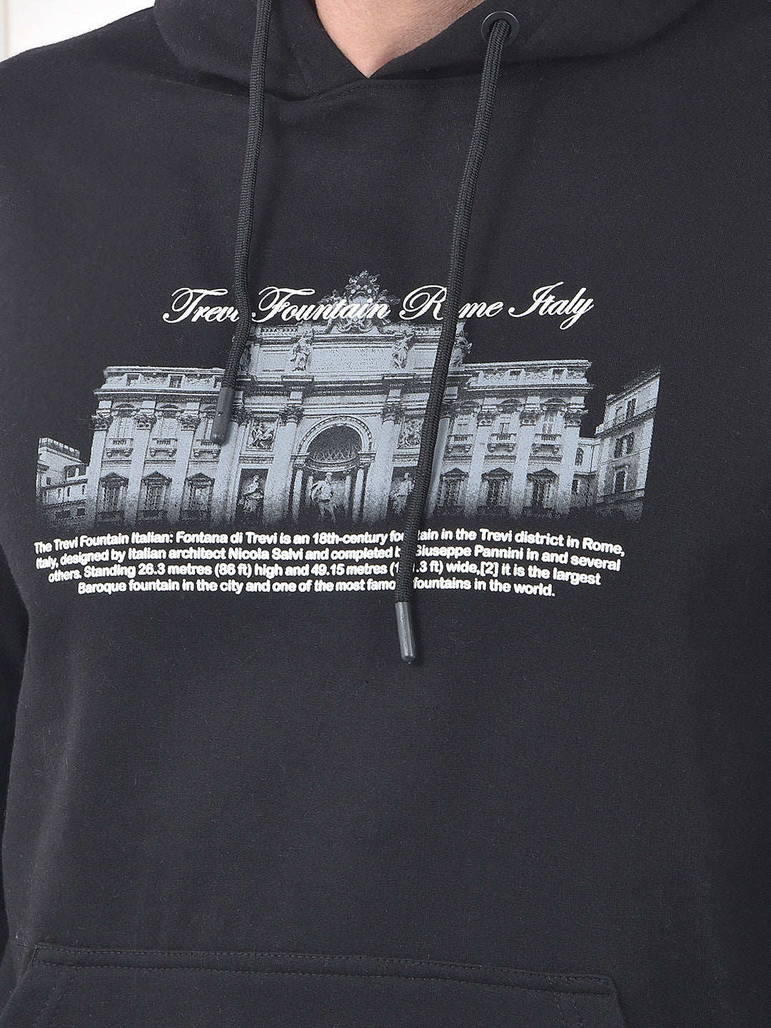 COBB BLACK PRINTED CLASSIC HOODIE