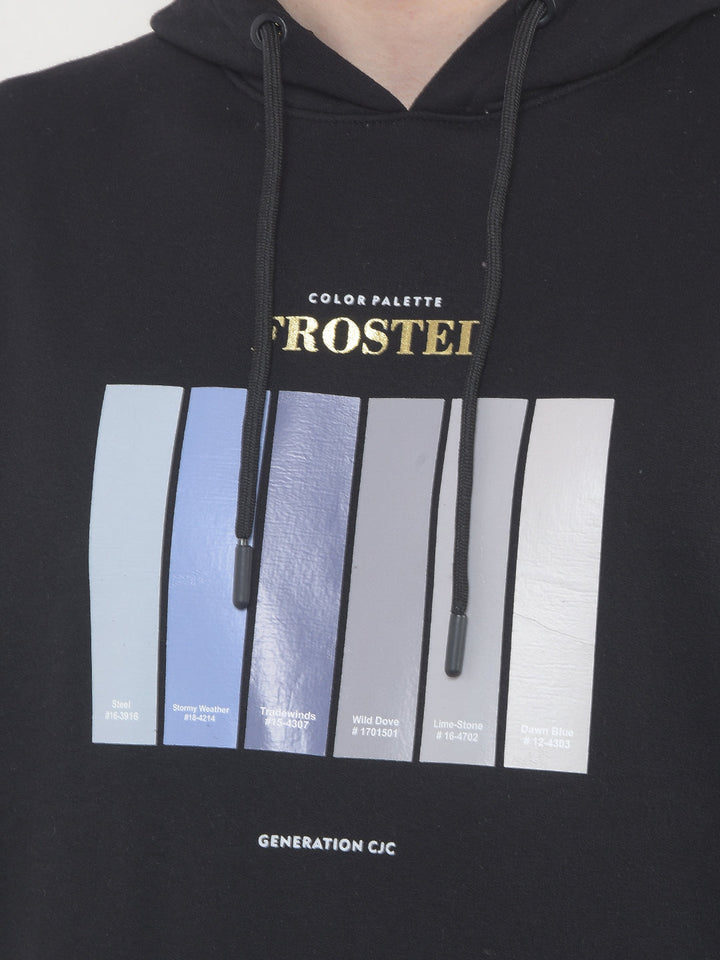 COBB BLACK PRINTED CLASSIC HOODIE