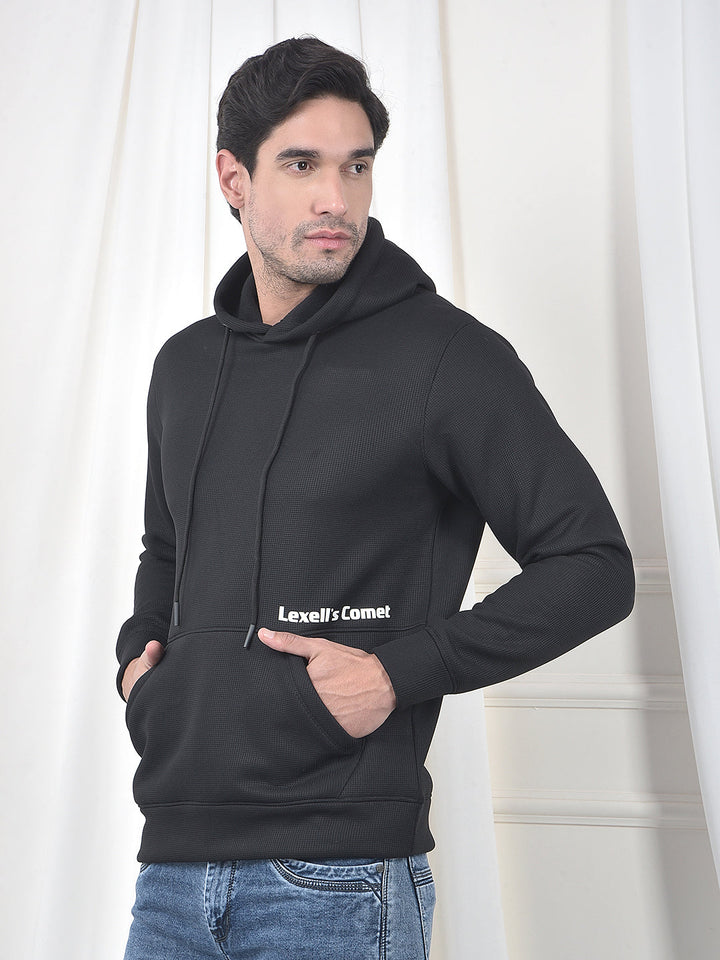 COBB BLACK PRINTED CLASSIC HOODIE