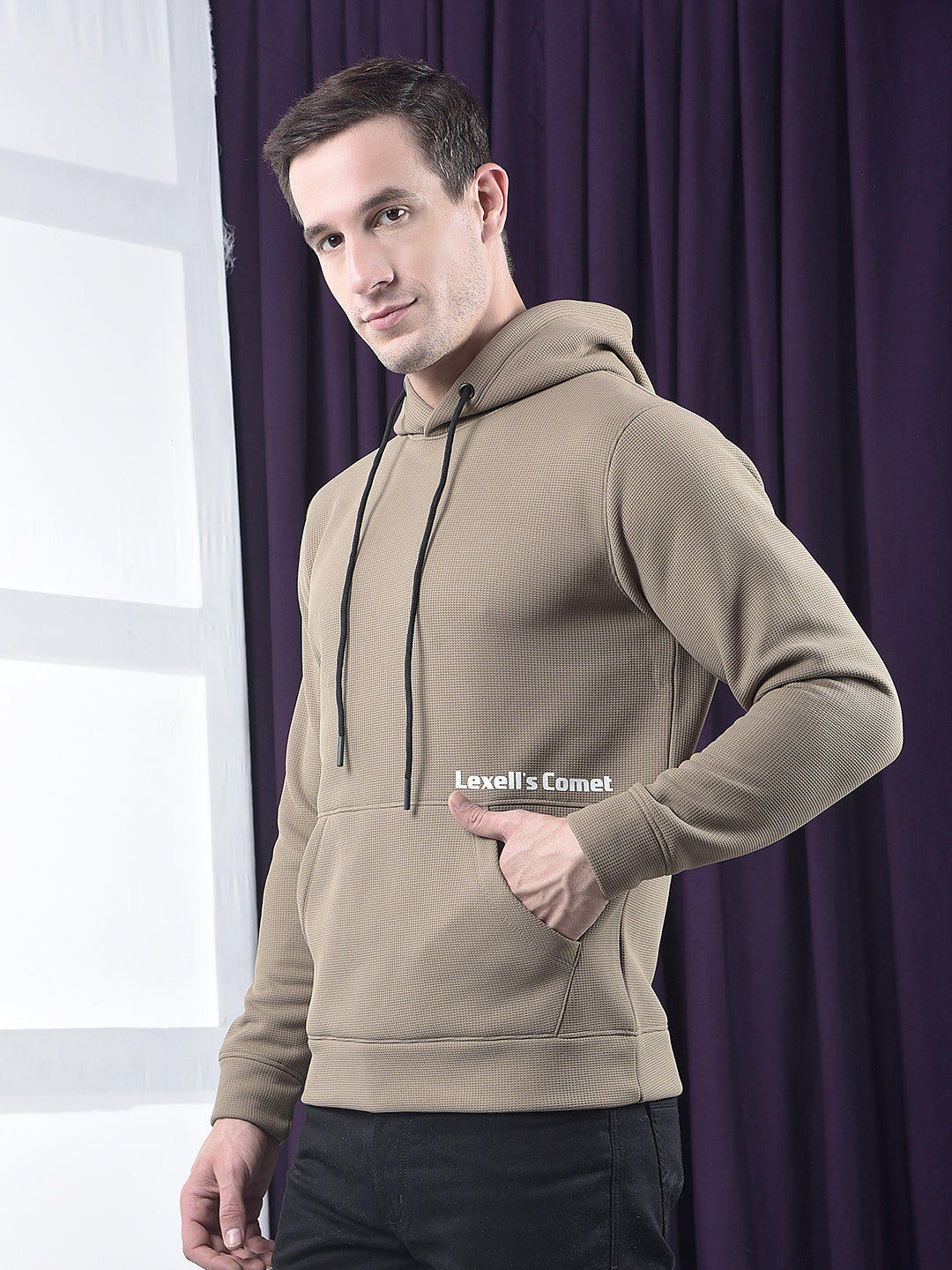 cobb brown printed classic hoodie