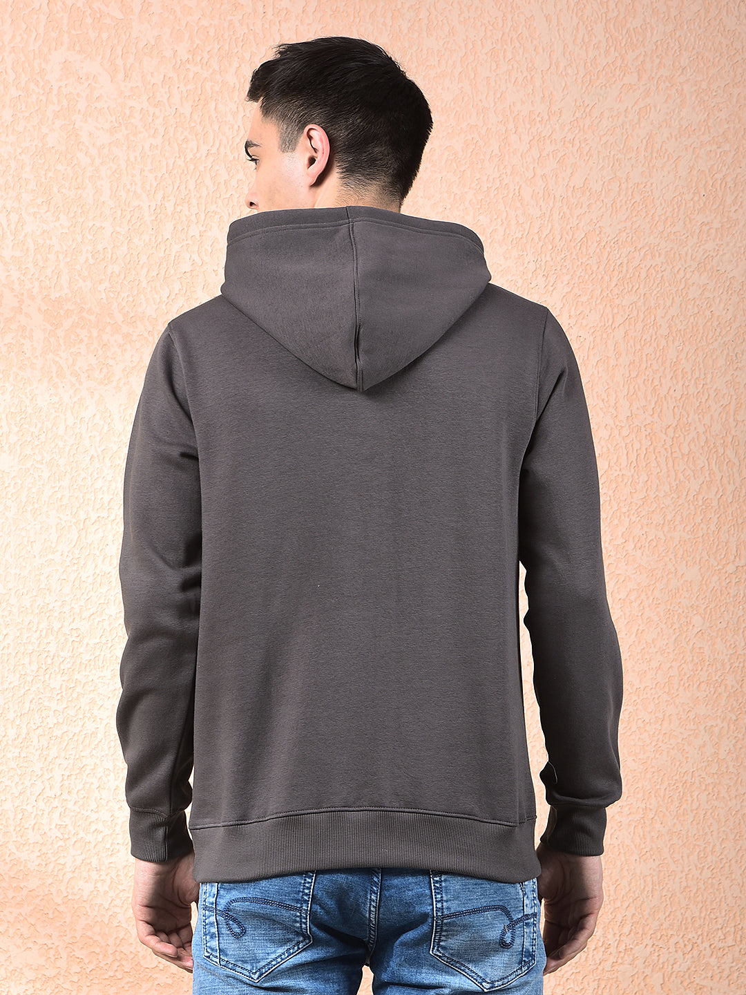 cobb grey printed classic hoodie