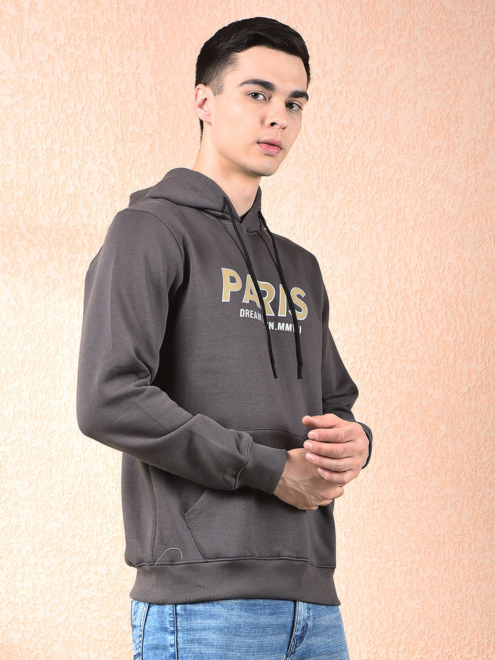 COBB GREY PRINTED CLASSIC HOODIE