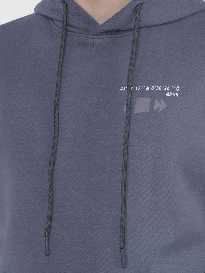 COBB GLAUCOUS BLUE COLOR-BLOCK CLASSIC HOODIE