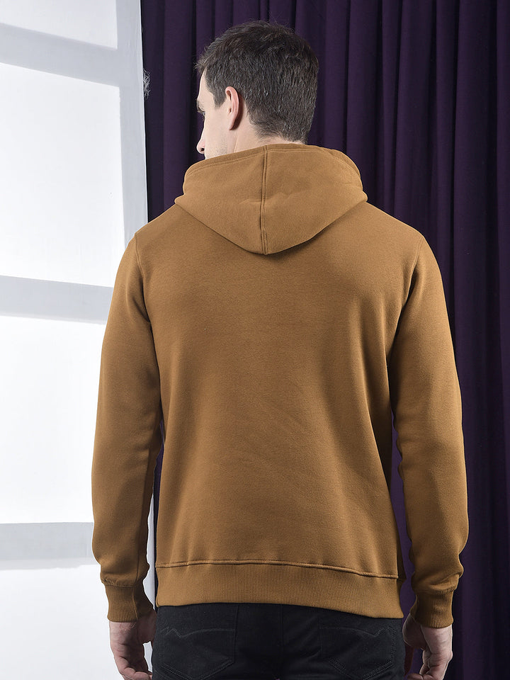 cobb tan printed classic hoodie
