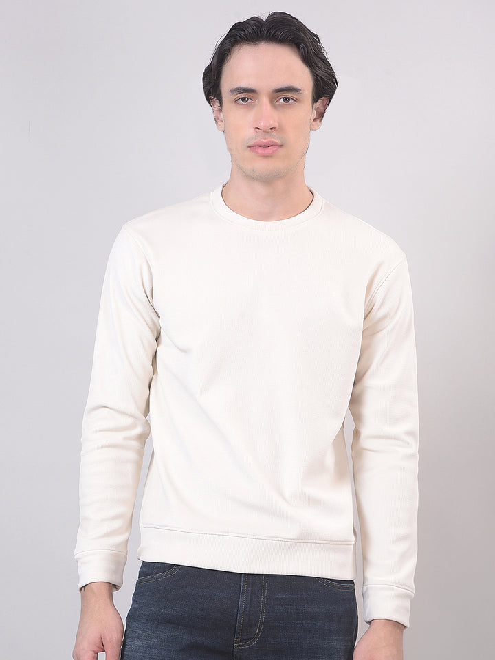 textured sweatshirt