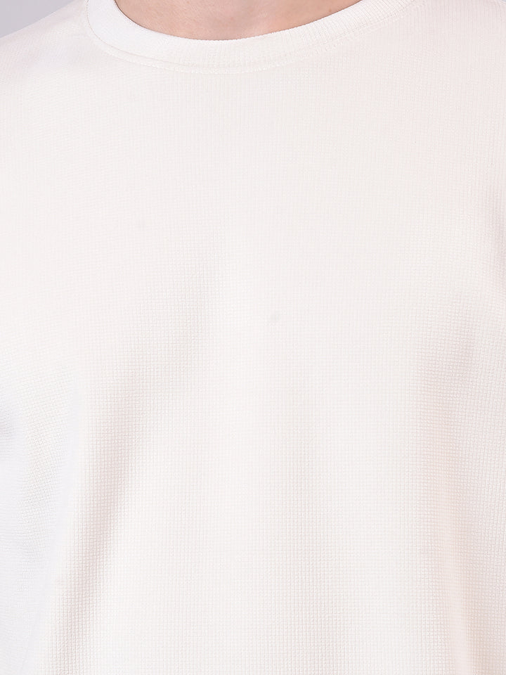 textured sweatshirt