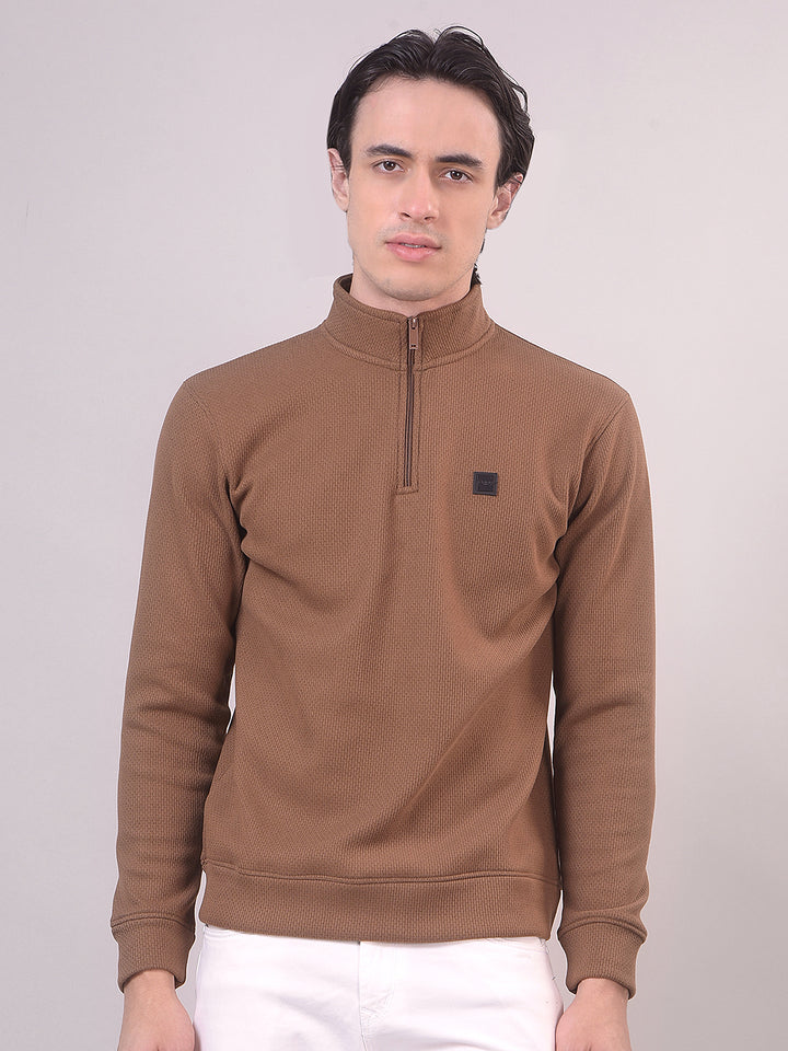 half-zipper sweatshirt