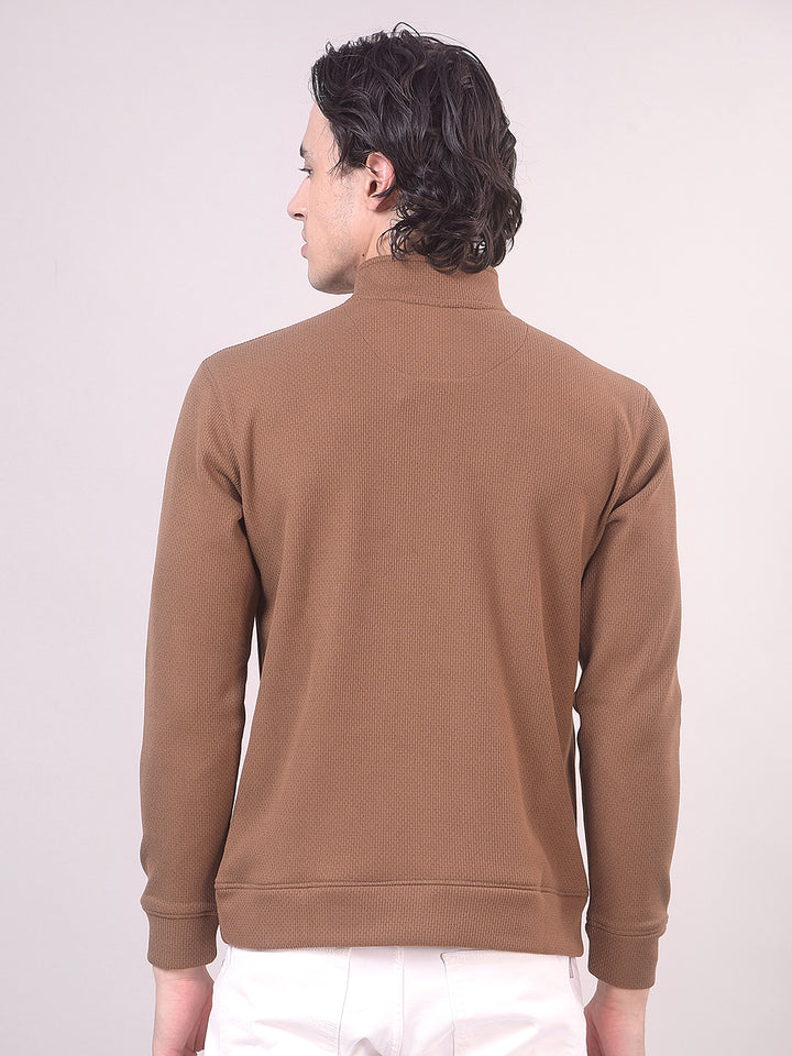 half-zipper sweatshirt