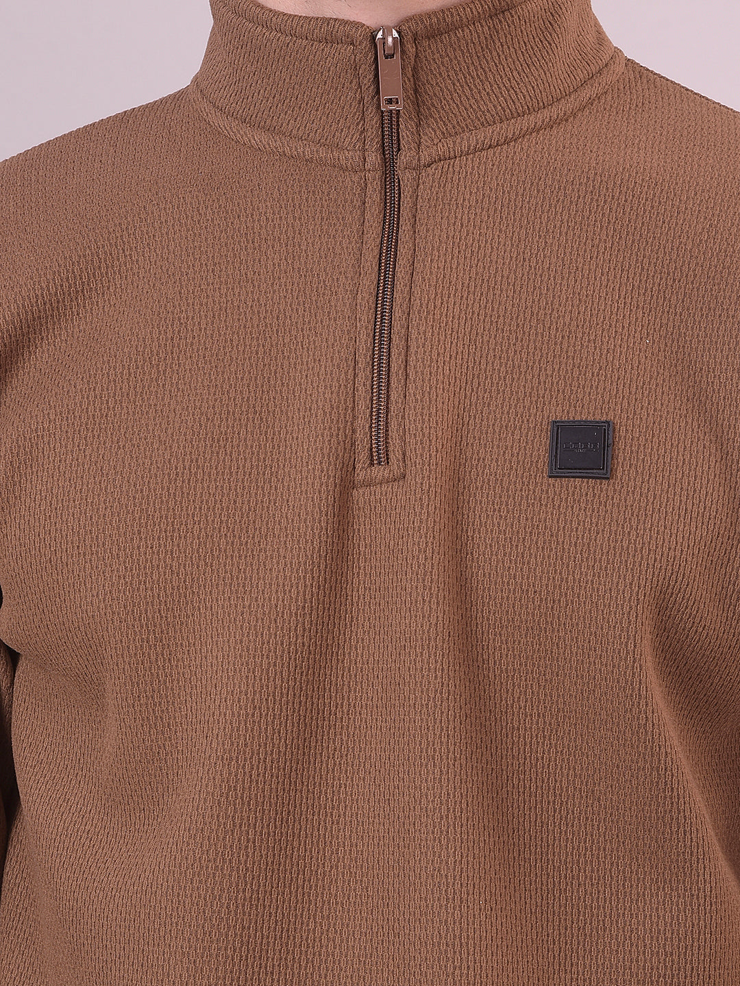 half-zipper sweatshirt