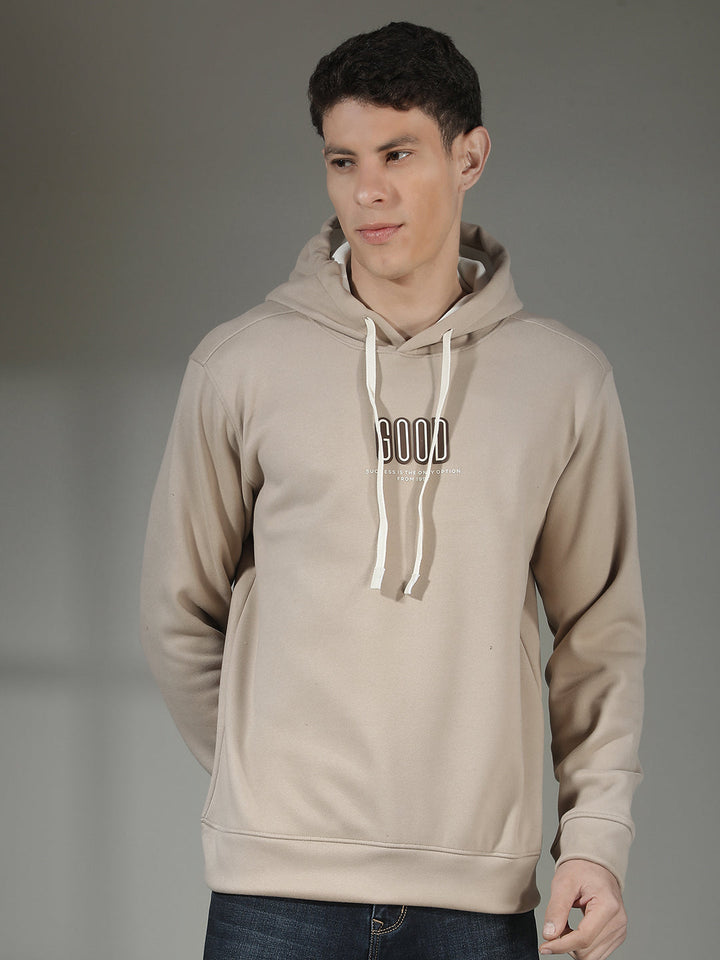 cobb tan printed classic hoodie