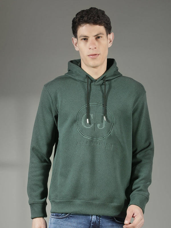cobb dark olive printed classic hoodie