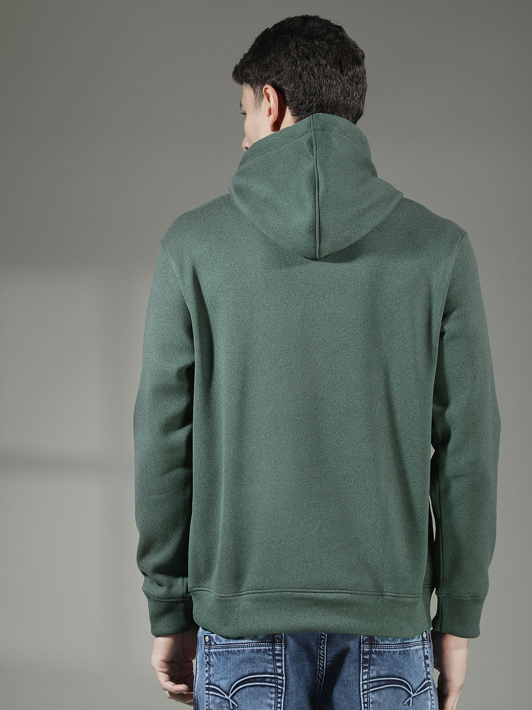 cobb dark olive printed classic hoodie