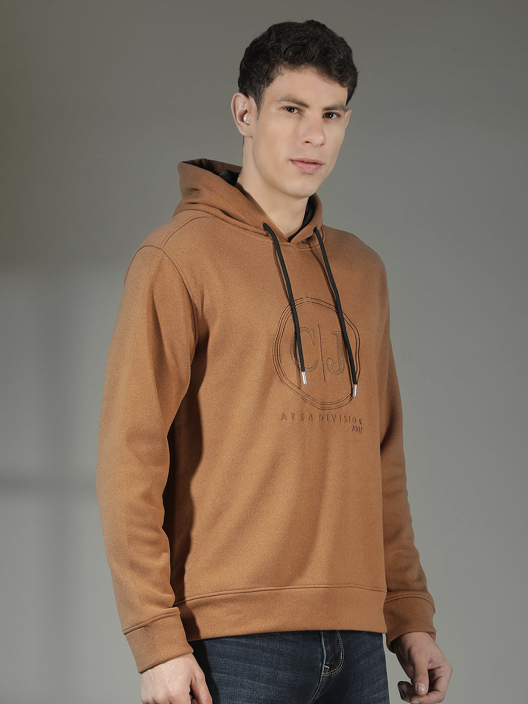 cobb brown printed classic hoodie