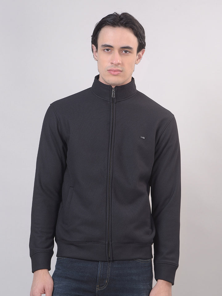 zip-up sweatshirt