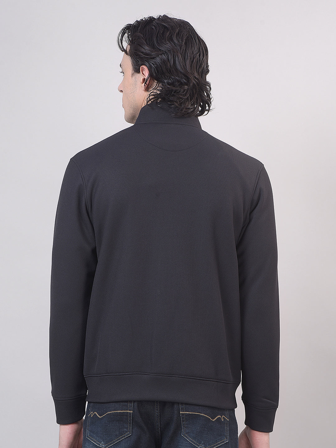 zip-up sweatshirt