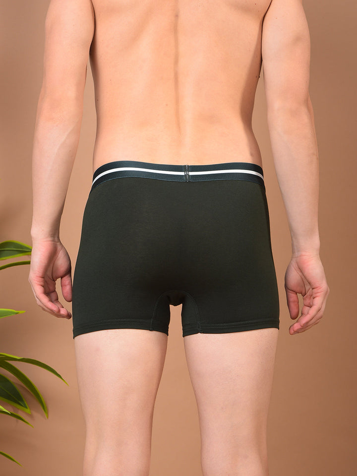 cobb men's pack of 2 solid maroon & dark olive premium trunks
