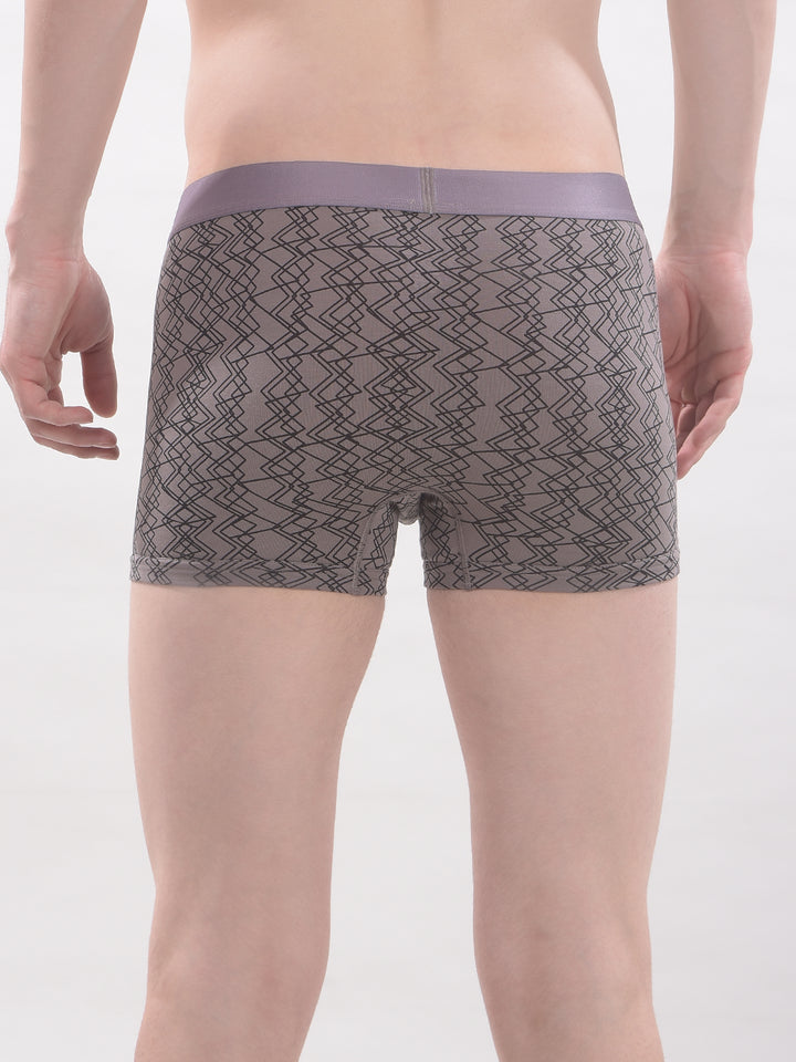 cobb men's light grey printed premium trunk