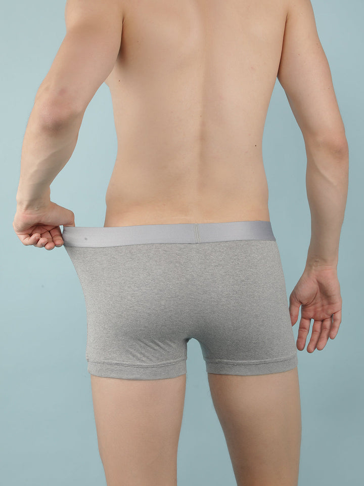 cobb mens cotton grey solid premium trunk