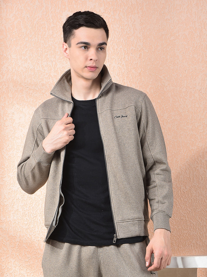 cobb solid beige winter tracksuit