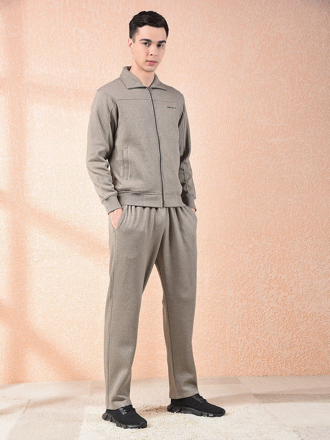 COBB SOLID BEIGE WINTER TRACKSUIT
