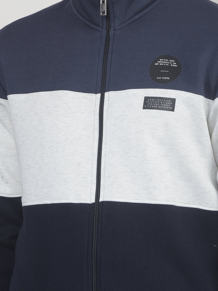 COBB NAVY COLOR-BLOCK WINTER TRACKSUIT