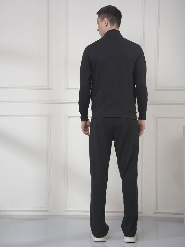 cobb black striped winter tracksuit