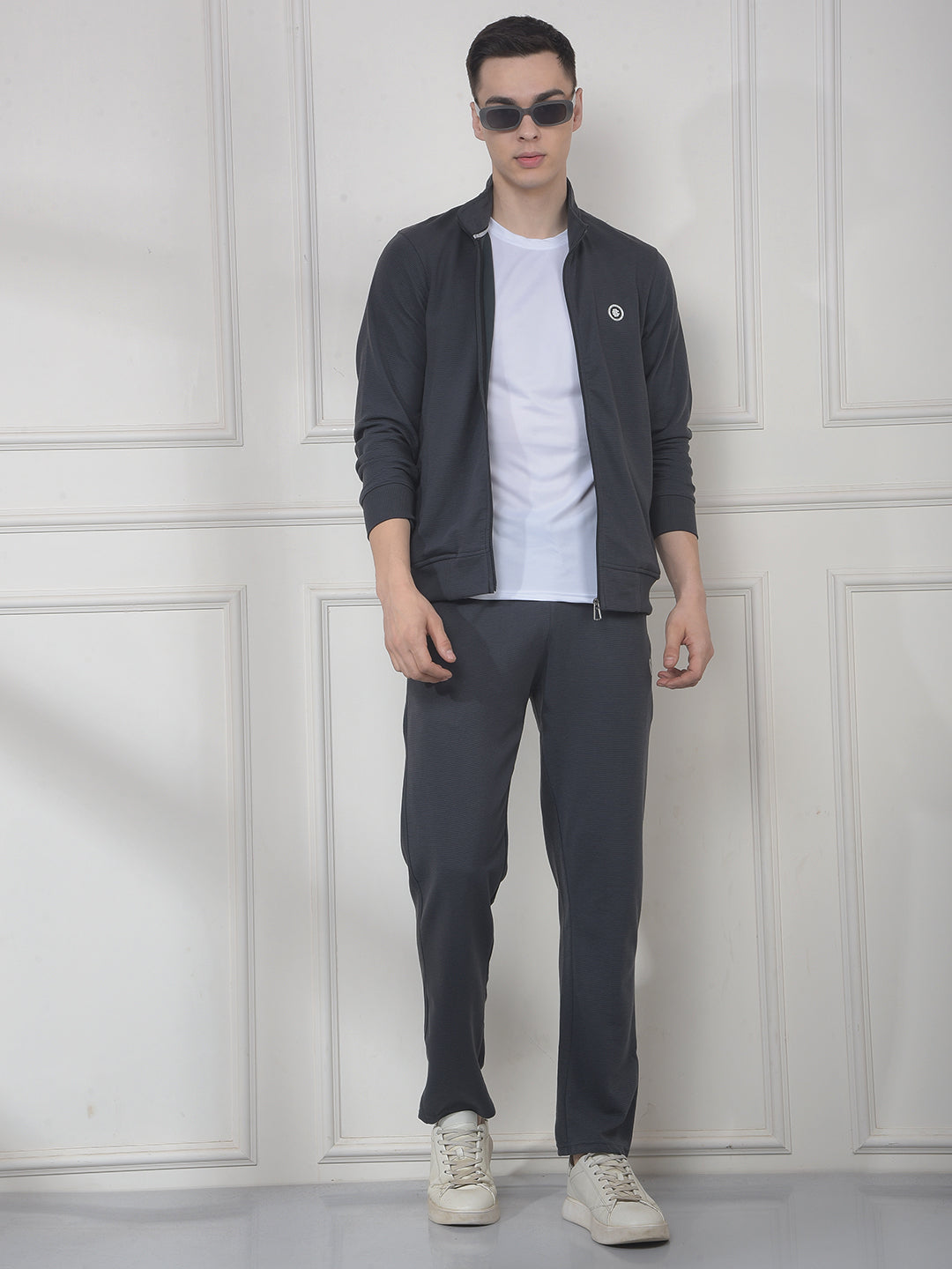 cobb grey striped winter tracksuit