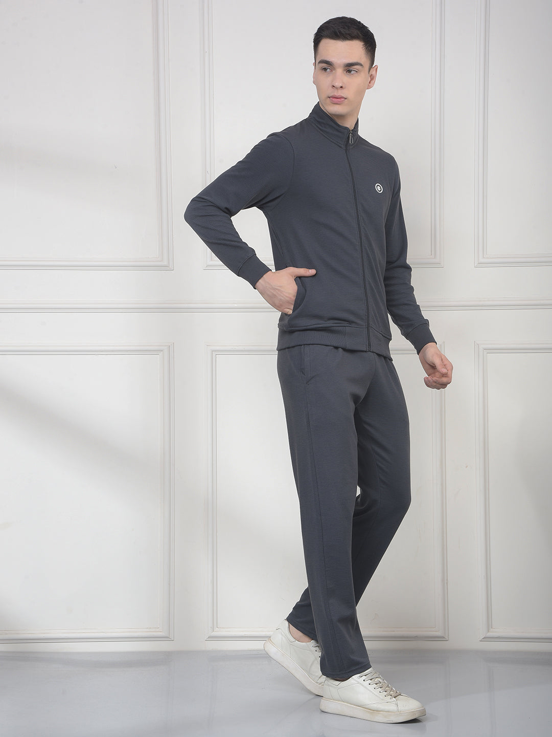 cobb grey striped winter tracksuit
