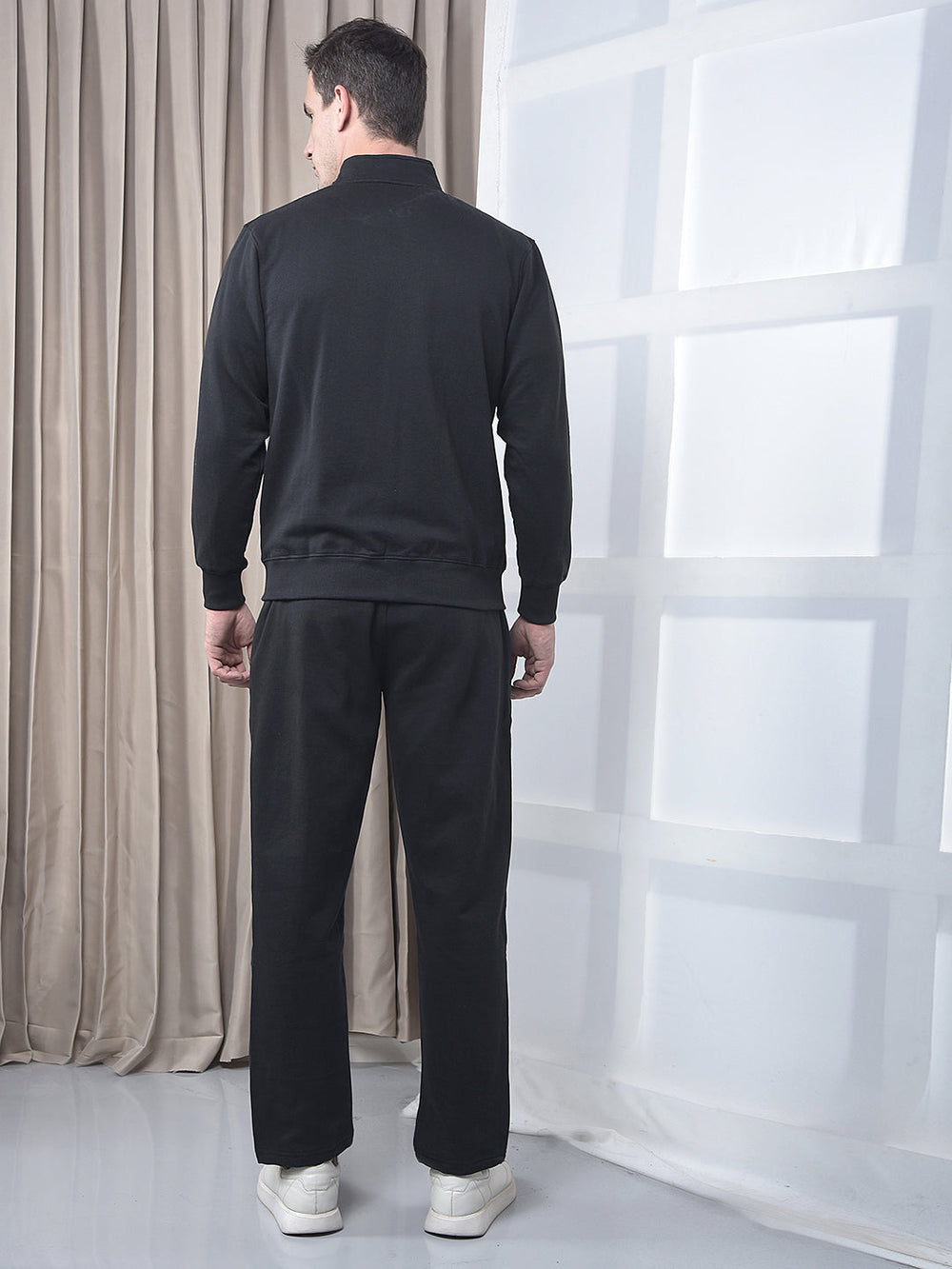 cobb black striped winter tracksuit