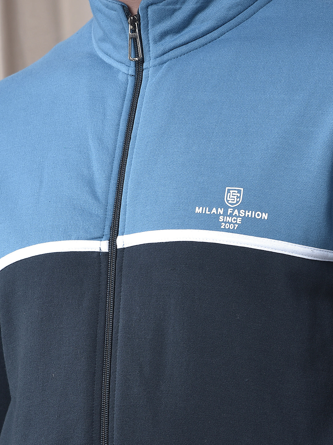 COBB NAVY BLUE COLOR-BLOCK WINTER TRACKSUIT