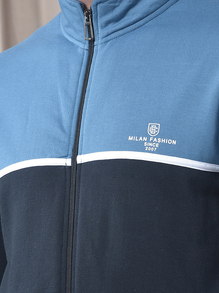 COBB NAVY BLUE COLOR-BLOCK WINTER TRACKSUIT