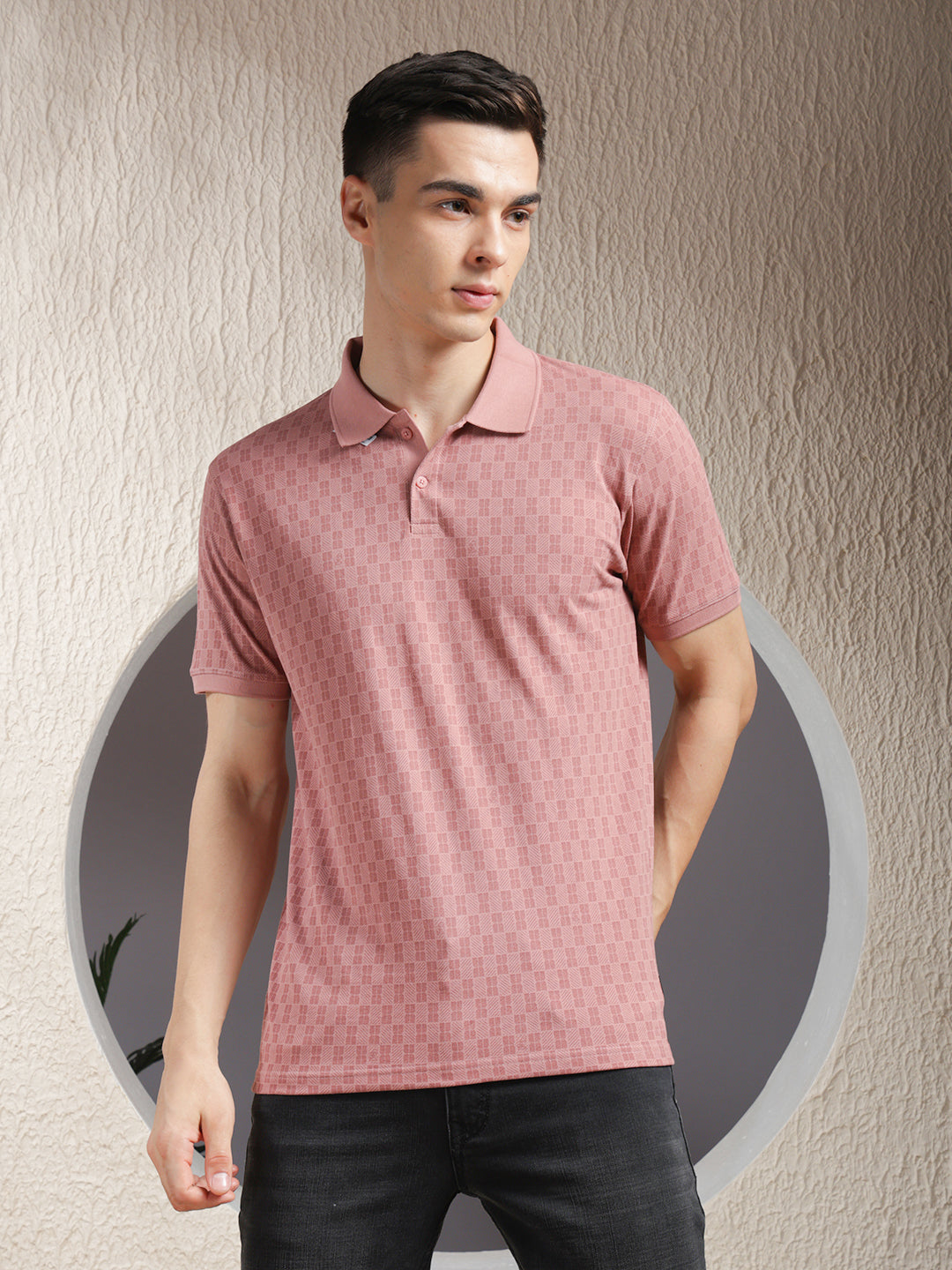 cobb onion self-design polo neck t-shirt