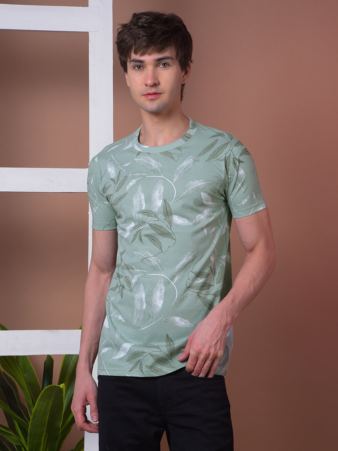 cobb pista printed round neck t-shirt