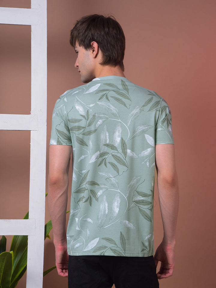 cobb pista printed round neck t-shirt