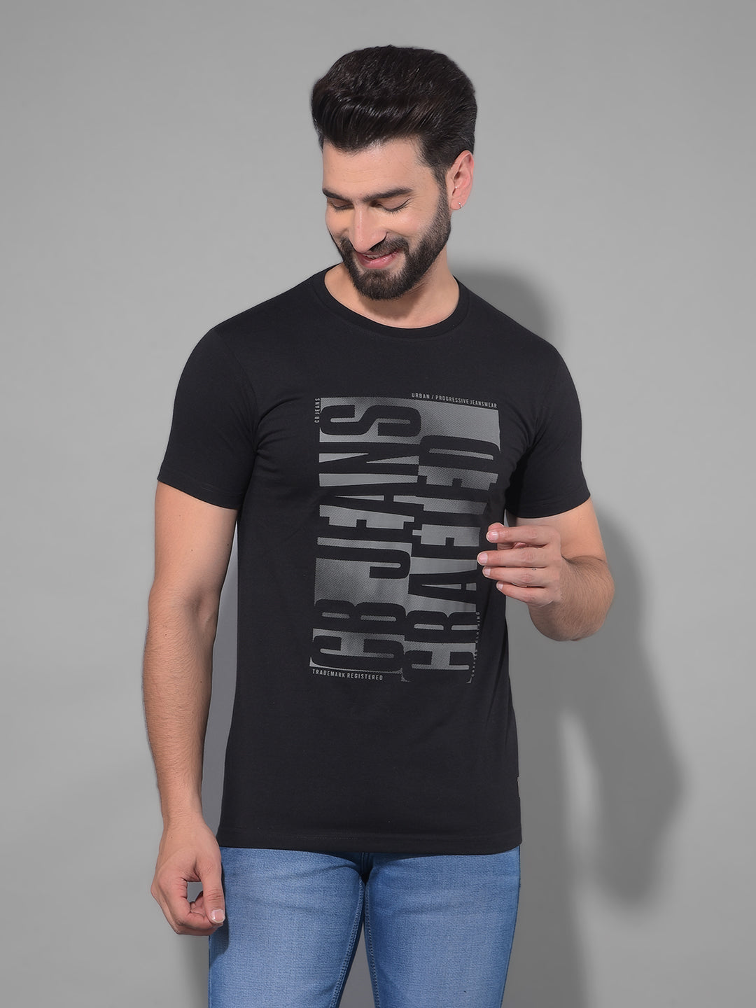 COBB MEN'S PACK OF PRINTED ROUND NECK COMBO T-SHIRT