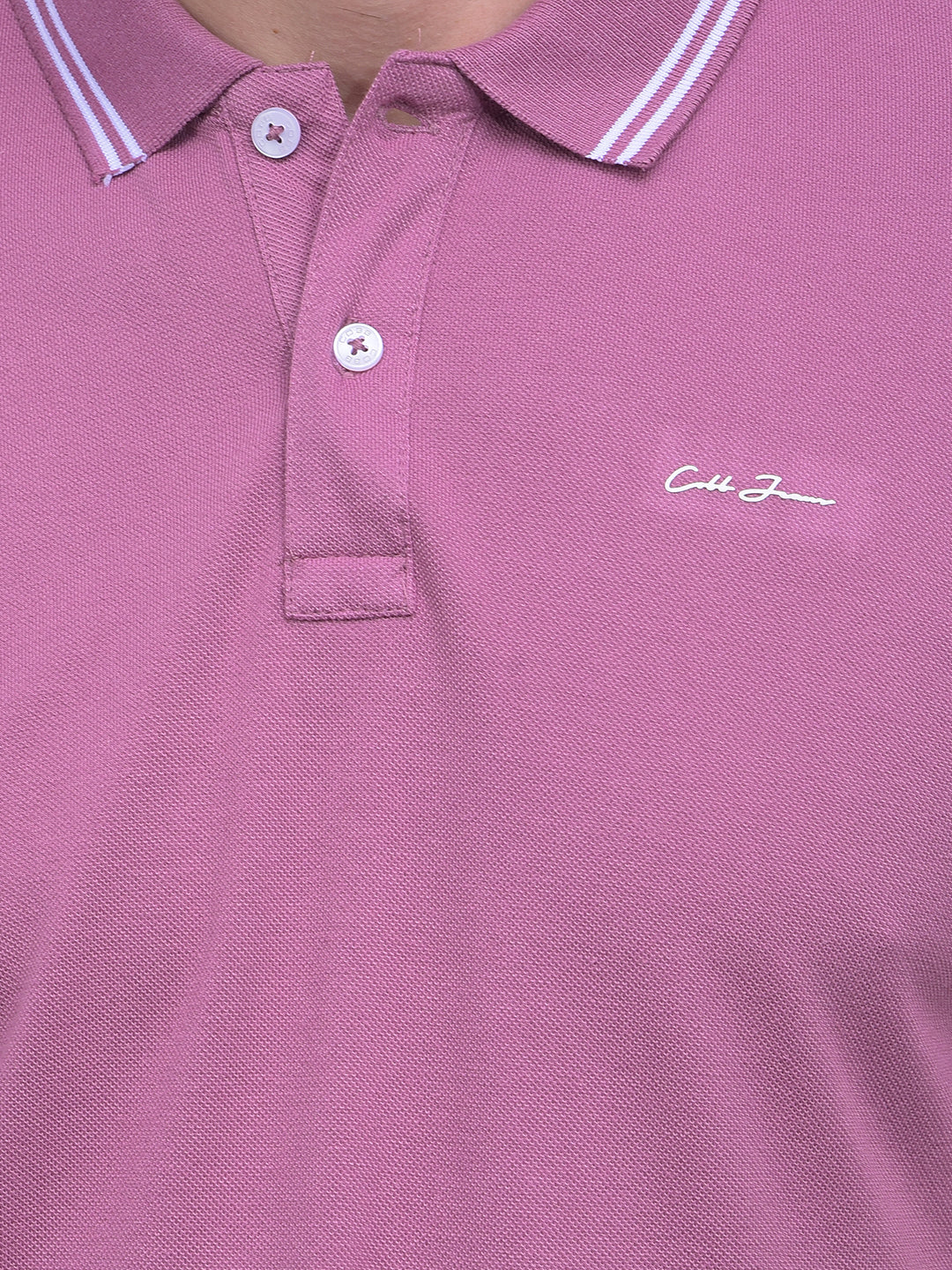 cobb solid moov polo neck t-shirt