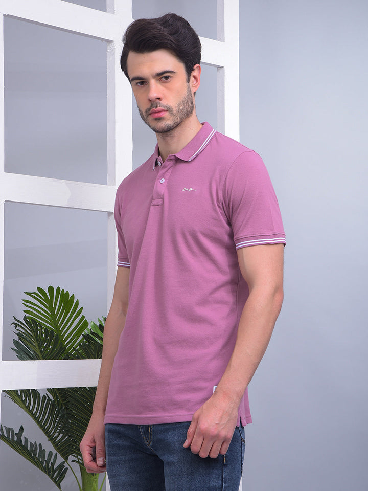 COBB SOLID MOOV POLO NECK T-SHIRT