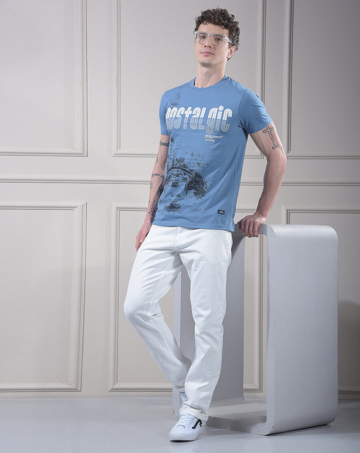 COBB AIR FORCE PRINTED ROUND NECK T-SHIRT