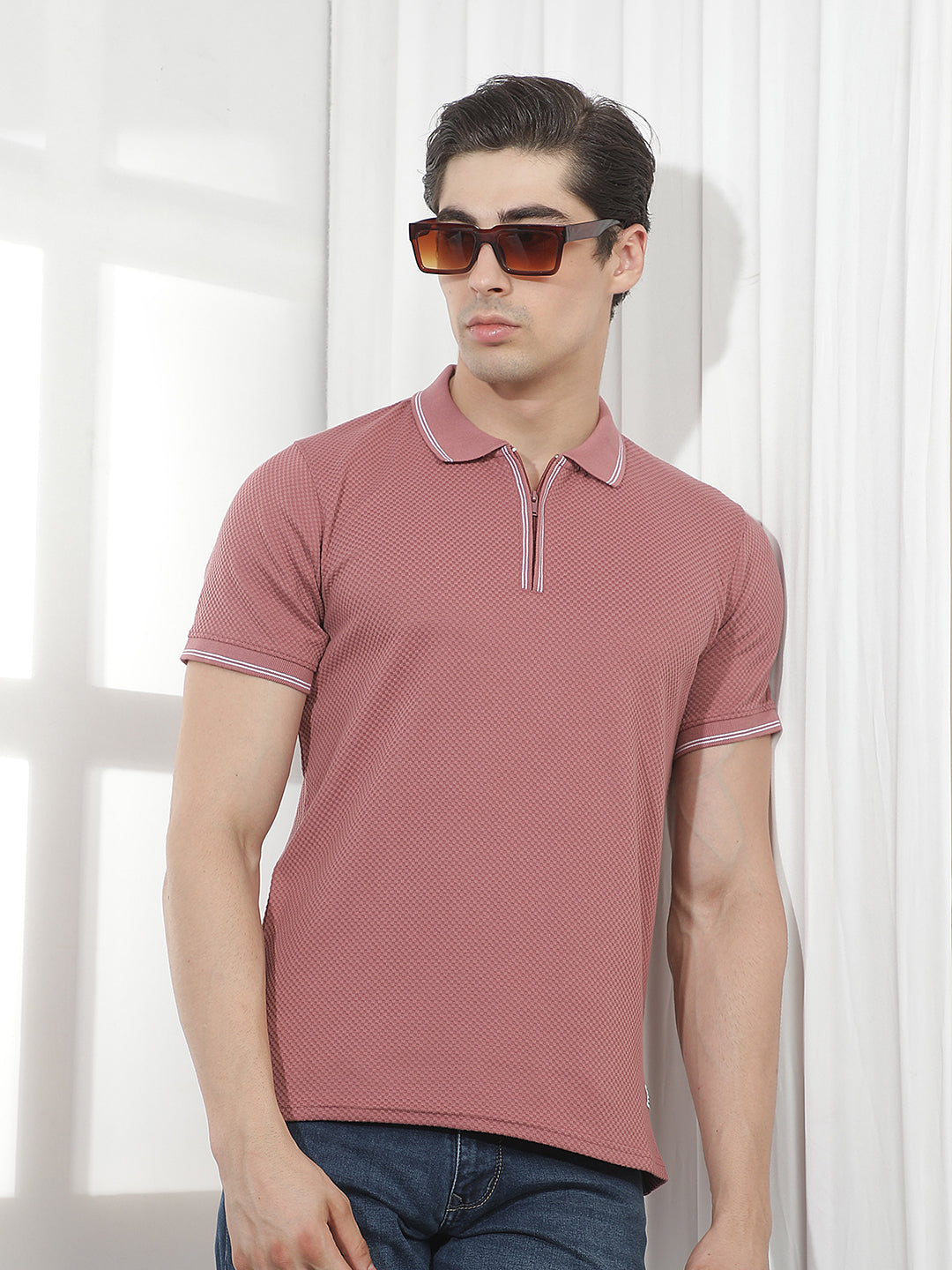 onion solid polo t-shirt