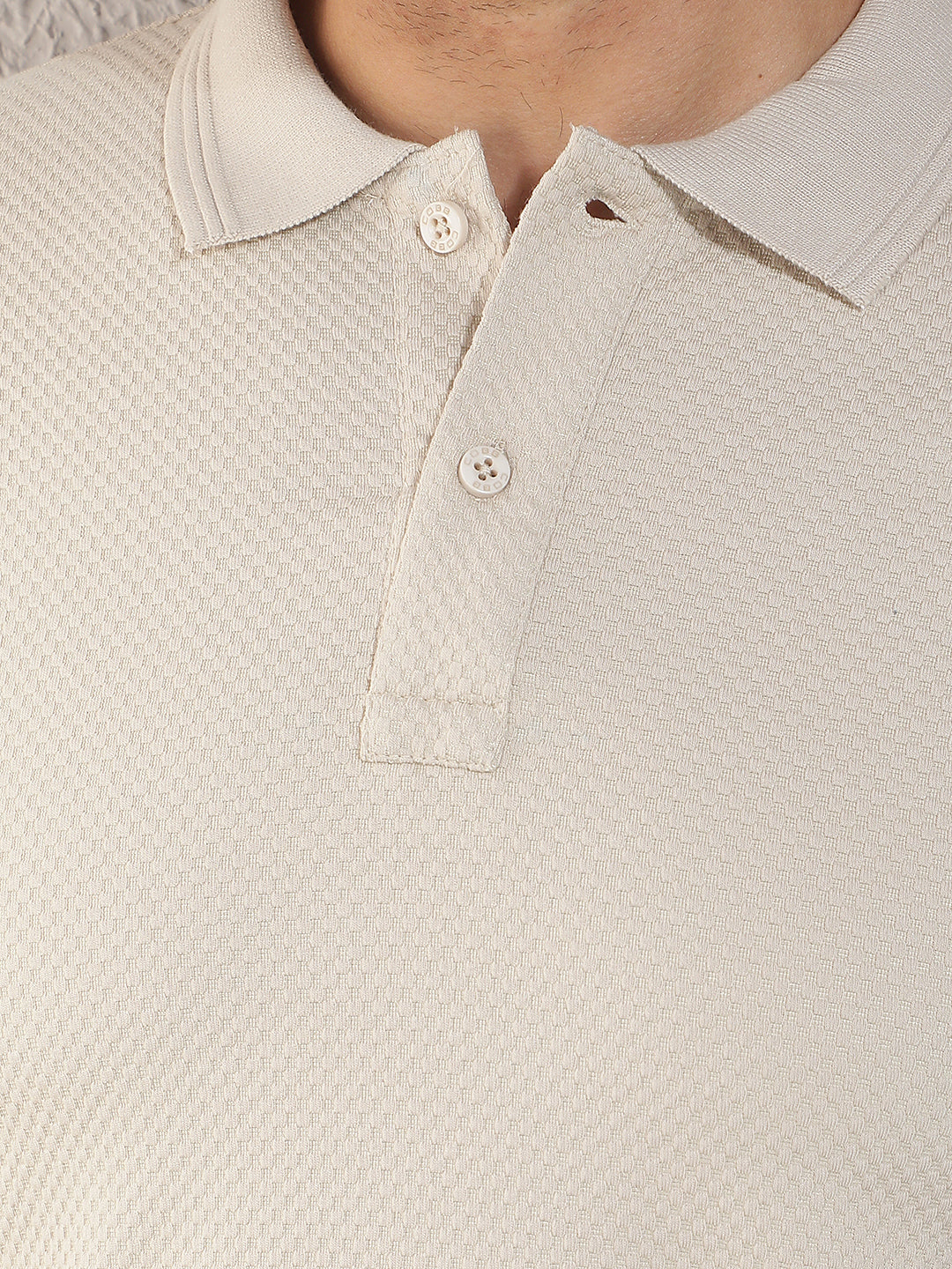 COBB STONE SOLID POLO NECK T-SHIRT