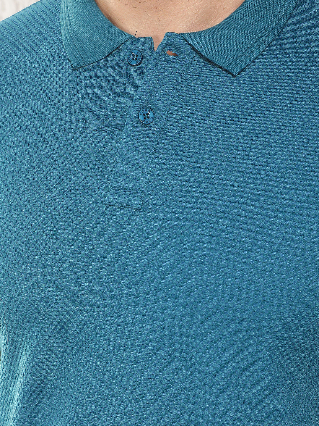 COBB AIR FORCE SOLID POLO NECK T-SHIRT