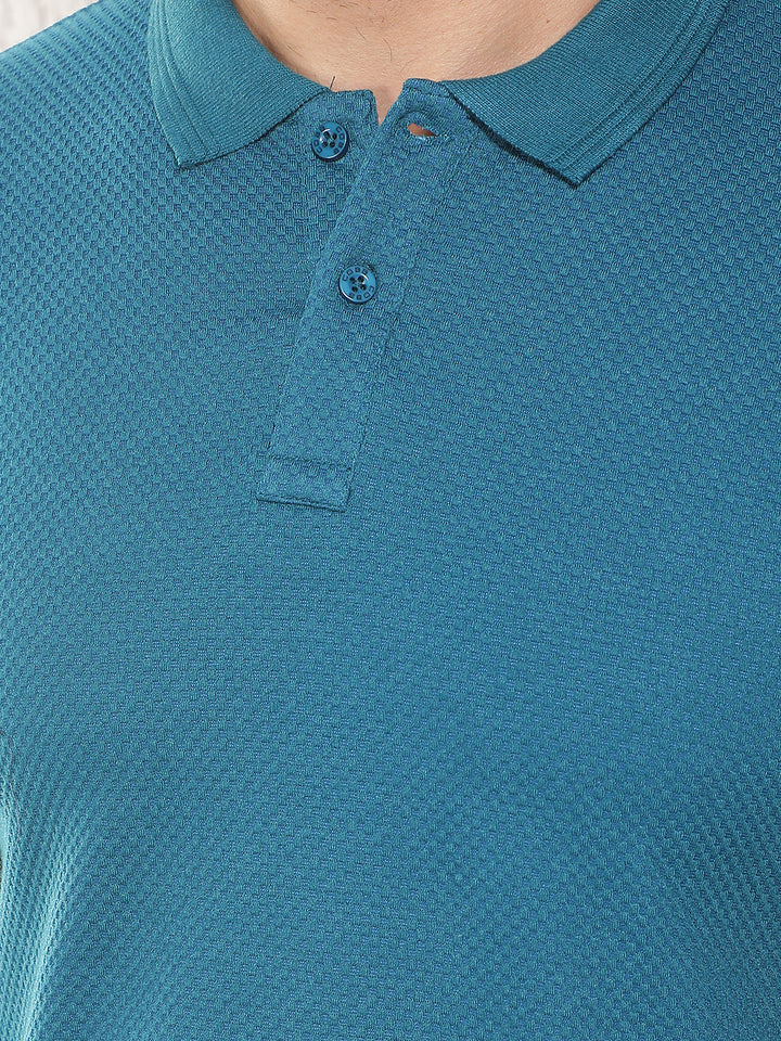 COBB AIR FORCE SOLID POLO NECK T-SHIRT