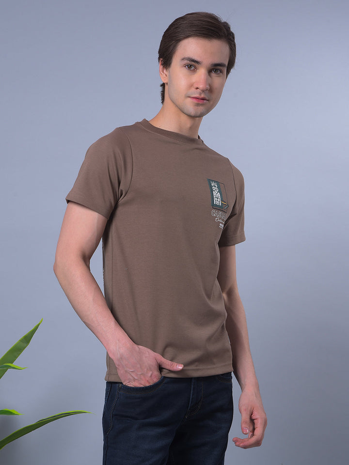 COBB BROWN PRINTED ROUND NECK T-SHIRT