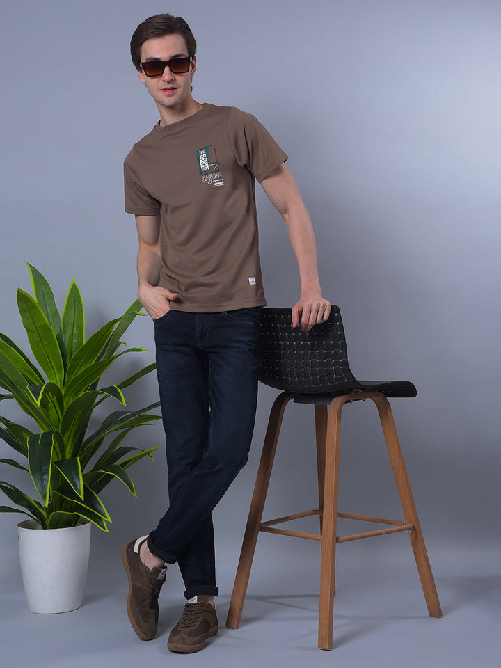 COBB BROWN PRINTED ROUND NECK T-SHIRT