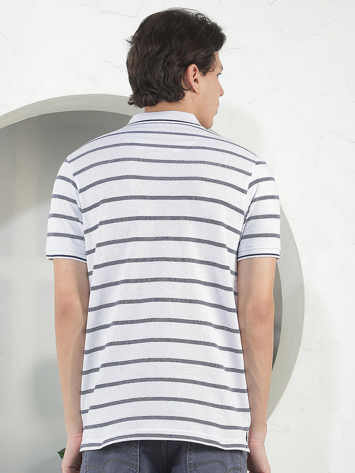 acru striped polo t-shirt