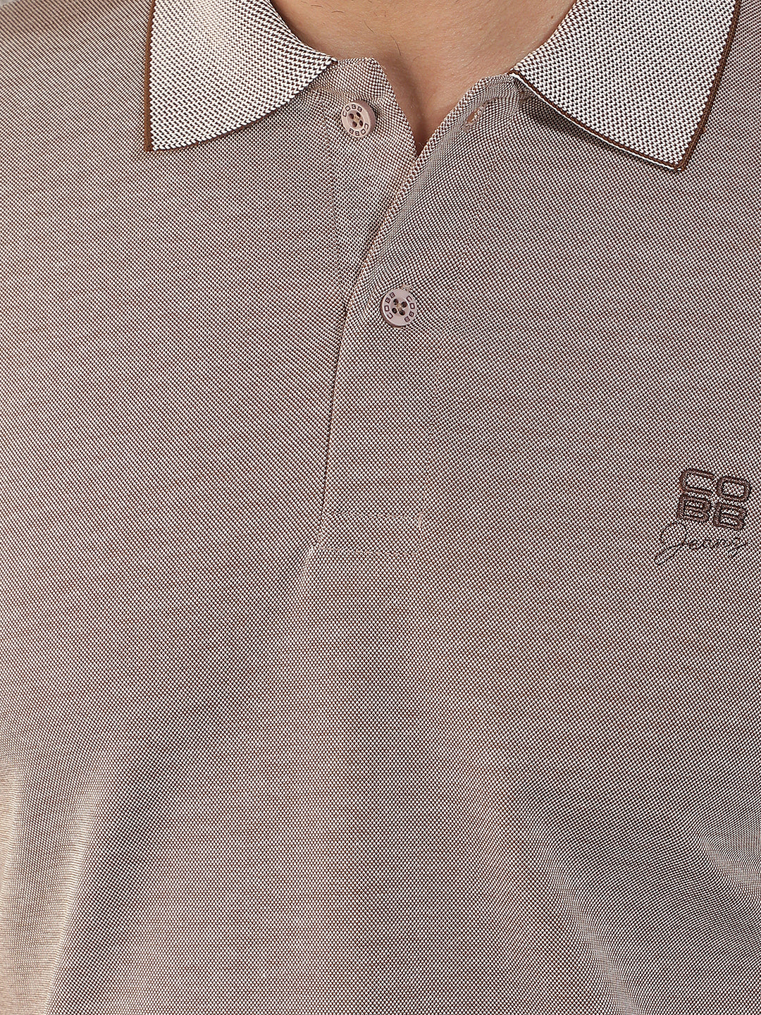 COBB COFFEE SOLID POLO NECK T-SHIRT