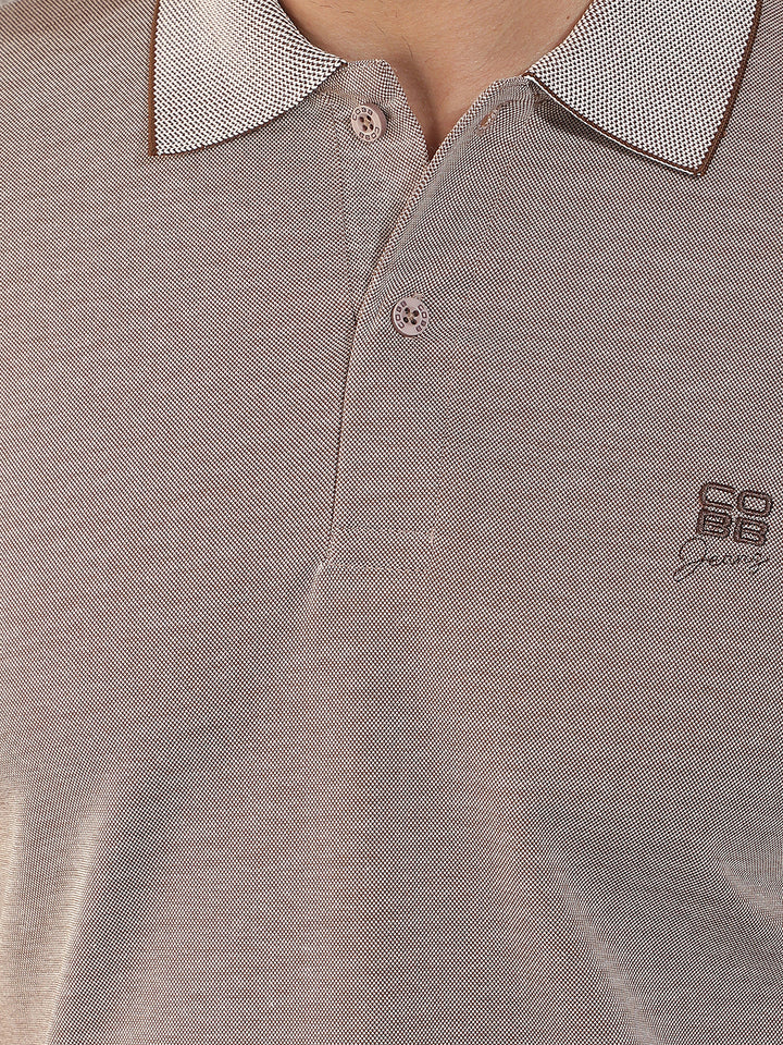 COBB COFFEE SOLID POLO NECK T-SHIRT