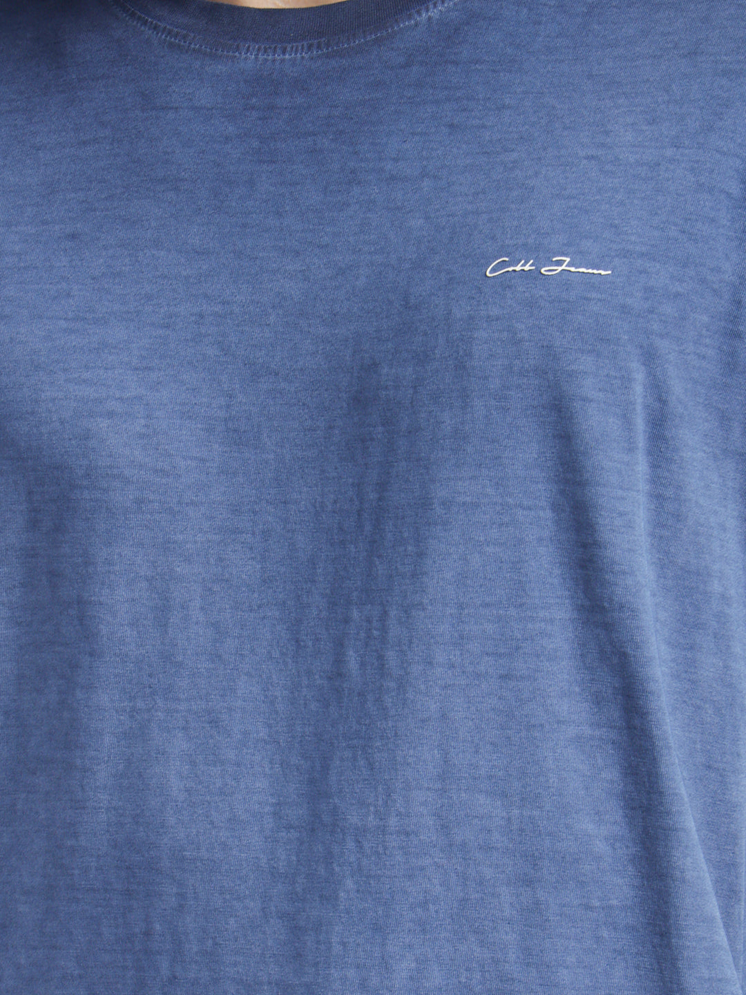 COBB SOLID BLUE ROUND NECK T-SHIRT