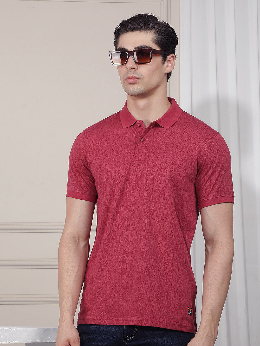 FRANDANGO SELF-DESIGN POLO T-SHIRT