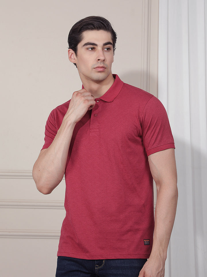 FRANDANGO SELF-DESIGN POLO T-SHIRT
